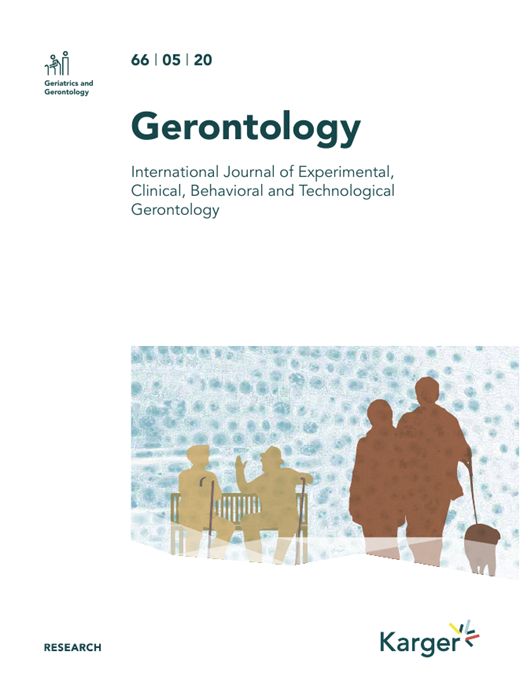 Gerontology Cover Image for Volume 66, Issue 5