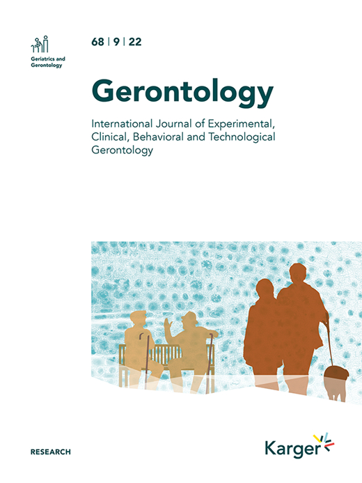 Gerontology Cover Image for Volume 68, Issue 9