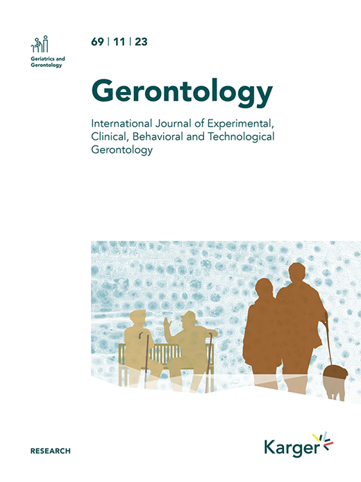 Gerontology Cover Image for Volume 69, Issue 11