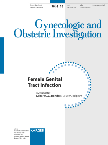 Gynecologic and Obstetric Investigation Cover Image for Volume 70, Issue 4