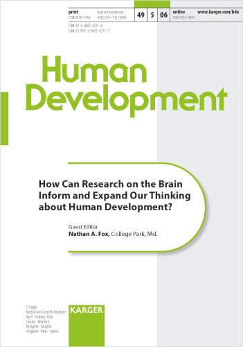 Human Development Cover Image for Volume 49, Issue 5
