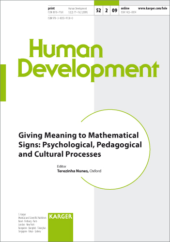 Helping Children Develop Mathematically | Human Development | Karger ...