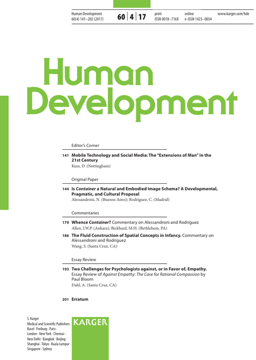 Karger Papers The Fluid Construction of Spatial Concepts in Infancy | Human ...