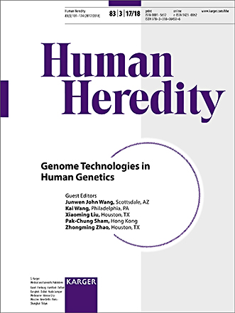Human Heredity Cover Image for Volume 83, Issue 3