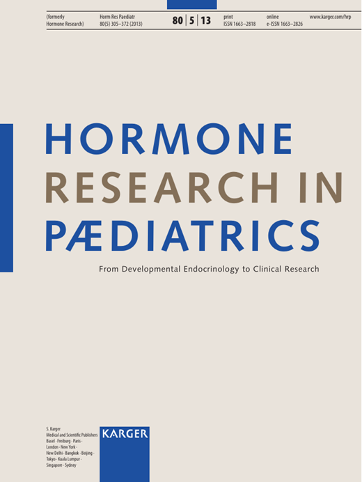 Hormone Research in Paediatrics Cover Image for Volume 80, Issue 5