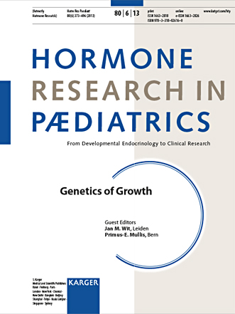 Hormone Research in Paediatrics Cover Image for Volume 80, Issue 6