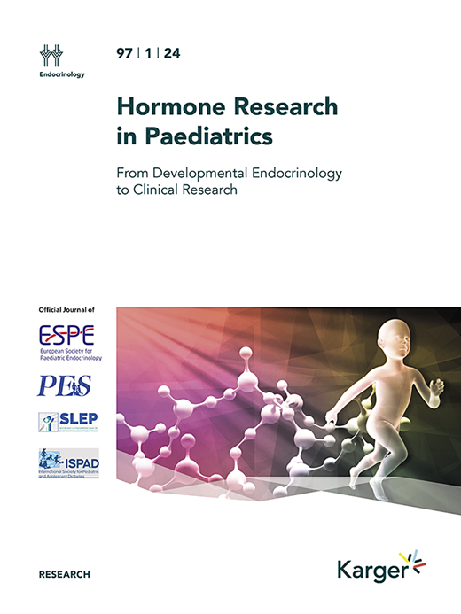 Hormone Research in Paediatrics Cover Image for Volume 97, Issue 1