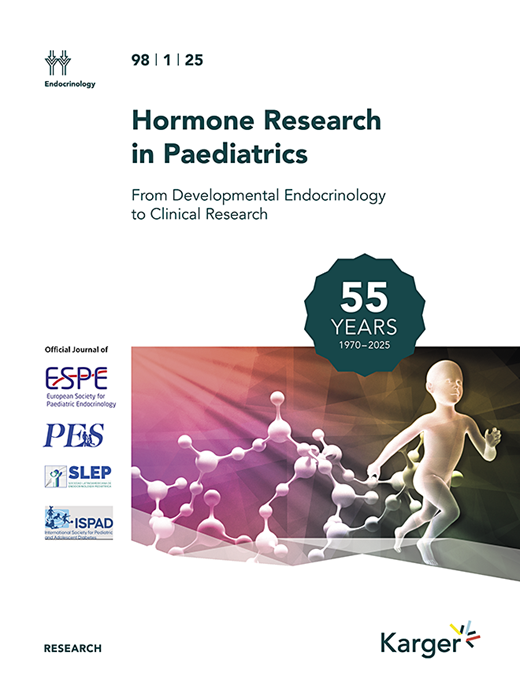 Hormone Research in Paediatrics Cover Image for Volume 98, Issue 1