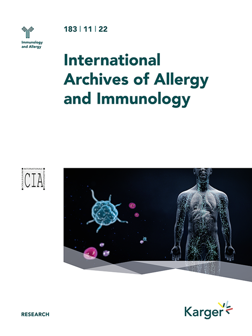 International Archives of Allergy and Immunology Cover Image for Volume 183, Issue 11