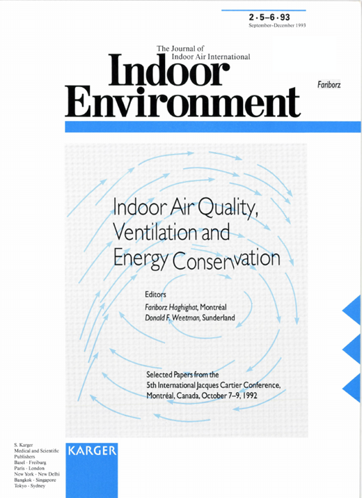 Indoor Environment Cover Image for Volume 2, Issue 5-6
