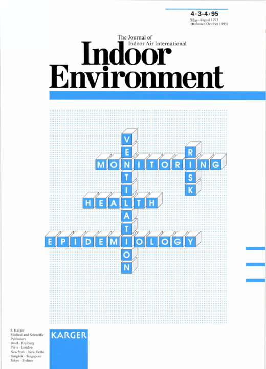 Indoor Environment Cover Image for Volume 4, Issue 3-4