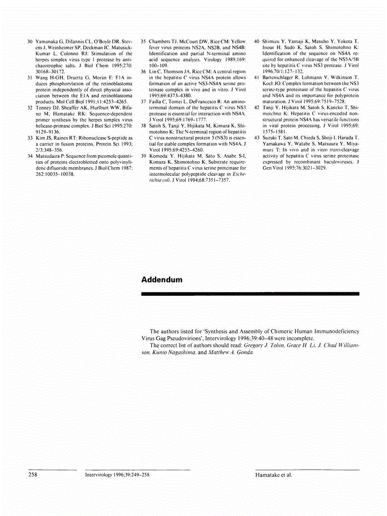 First page of Addendum