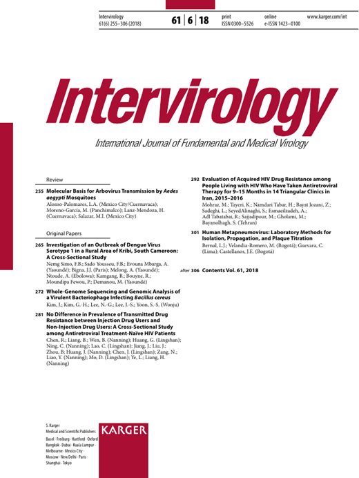 Intervirology Cover Image for Volume 61, Issue 6