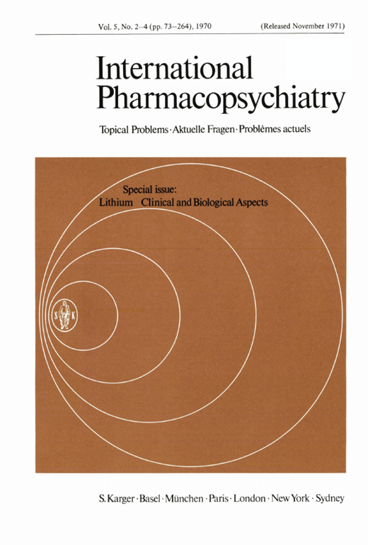 Lithium Carbonate A Drug of Limited Efficacy in the Prevention of