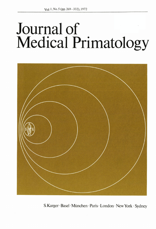 Journal of Medical Primatology Cover Image for Volume 1, Issue 5