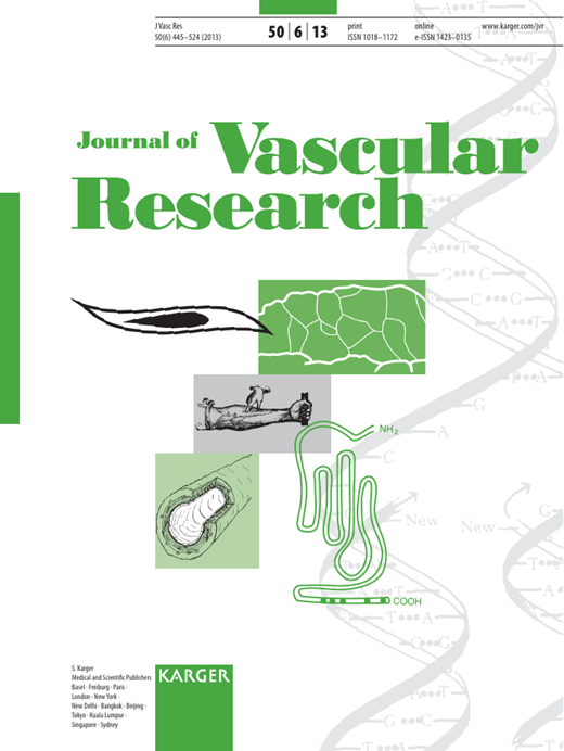 Journal of Vascular Research Cover Image for Volume 50, Issue 6