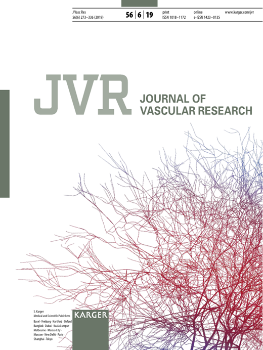 Journal of Vascular Research Cover Image for Volume 56, Issue 6