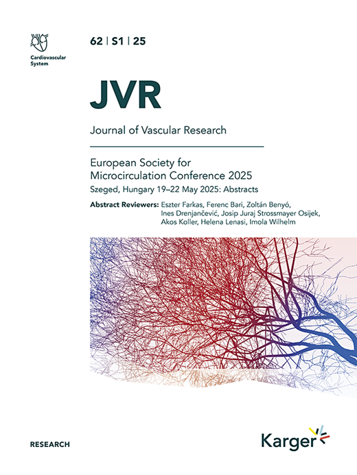 Journal of Vascular Research Cover Image for Volume 62, Issue Suppl. 1
