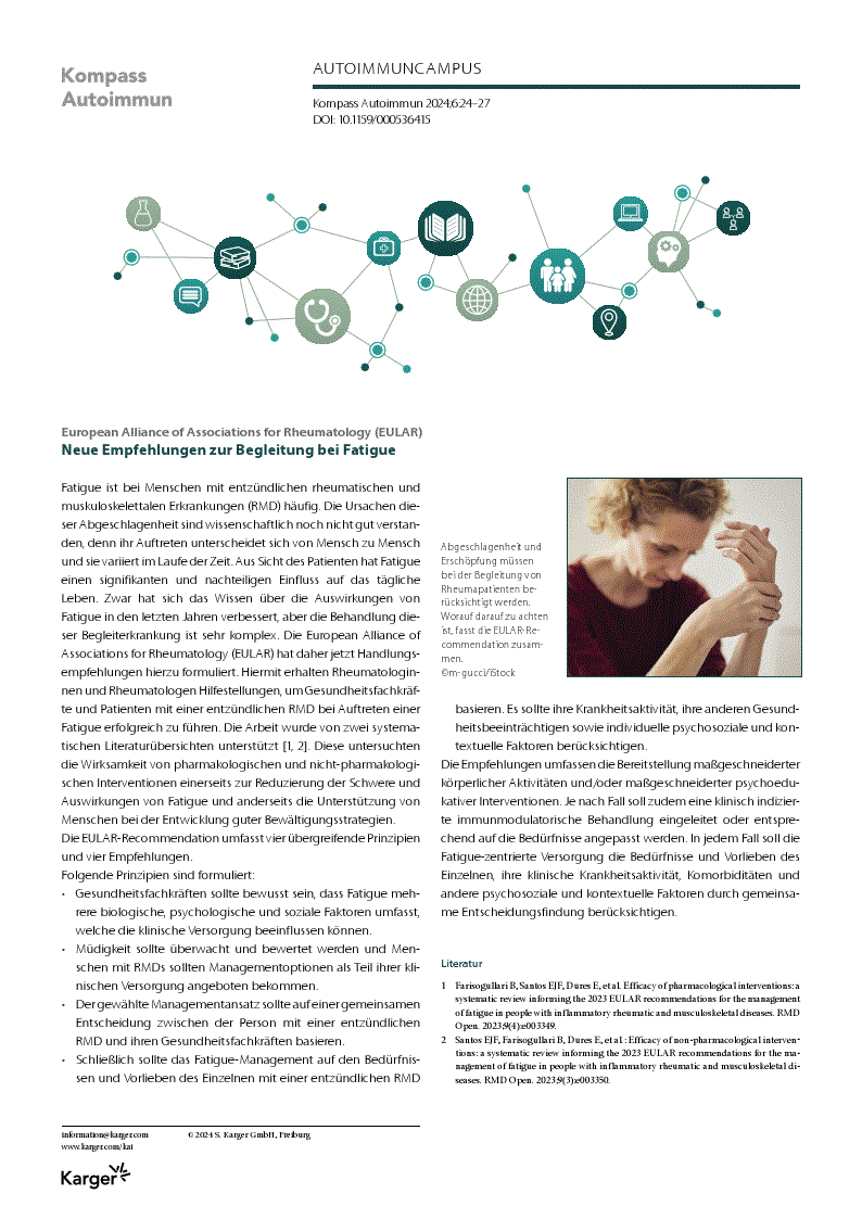 First page of AutoimmunCampus
