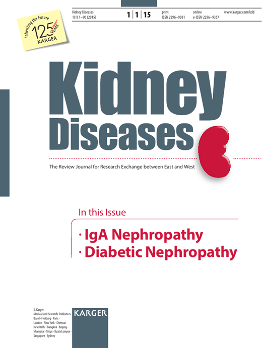 Kidney Diseases Cover Image for Volume 1, Issue 1