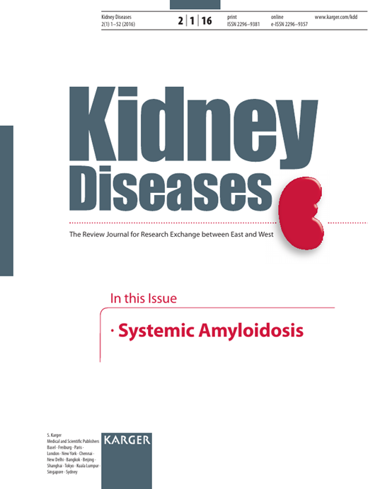 Kidney Diseases Cover Image for Volume 2, Issue 1
