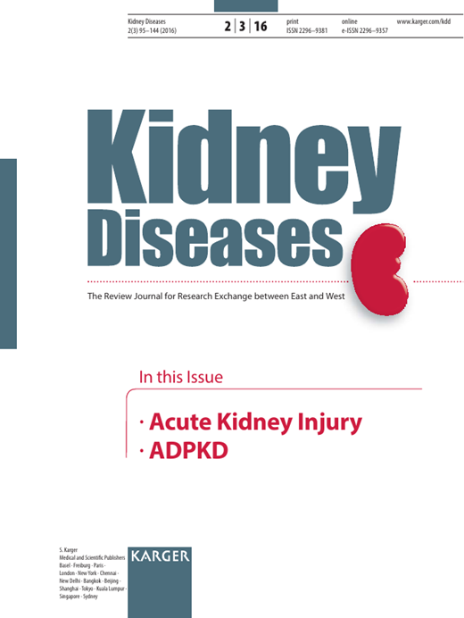 Kidney Diseases Cover Image for Volume 2, Issue 3