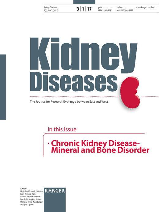 Kidney Diseases Cover Image for Volume 3, Issue 1