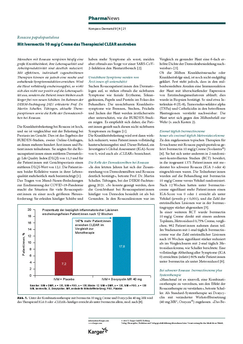 First page of PharmaNews