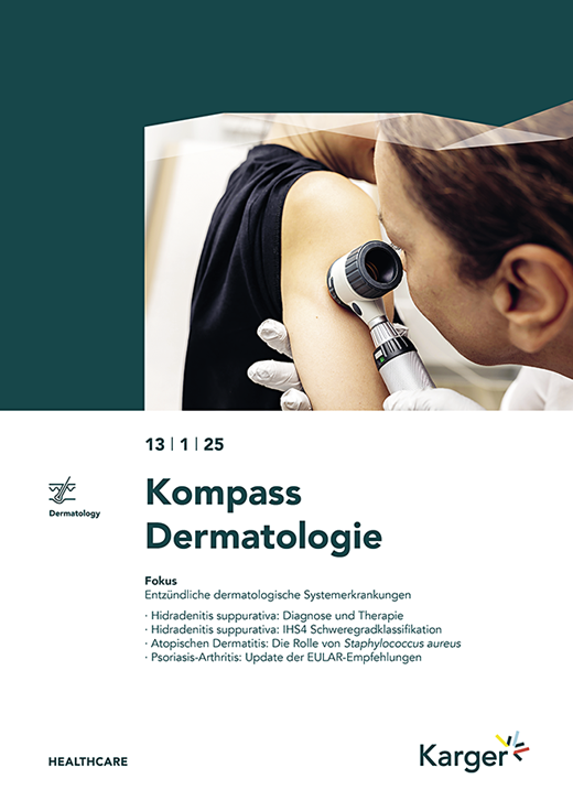 Kompass Dermatologie Cover Image for Volume 13, Issue 1
