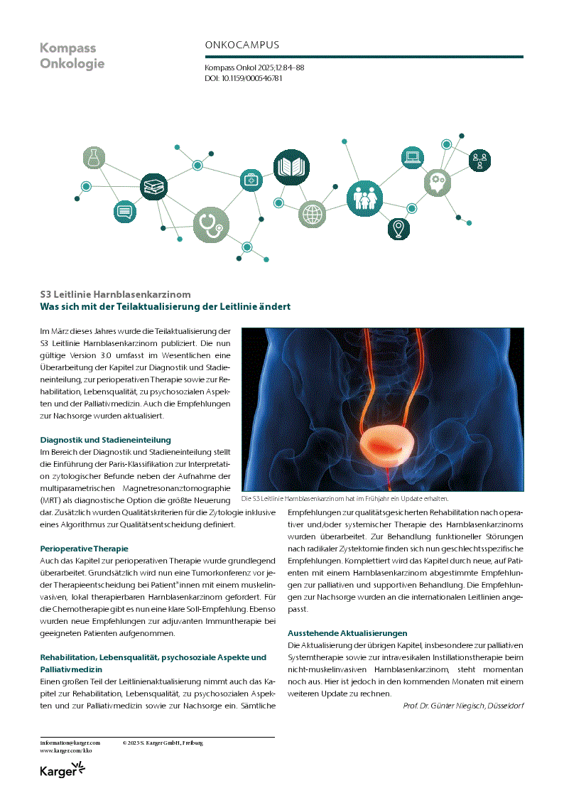 First page of OnkoCampus
