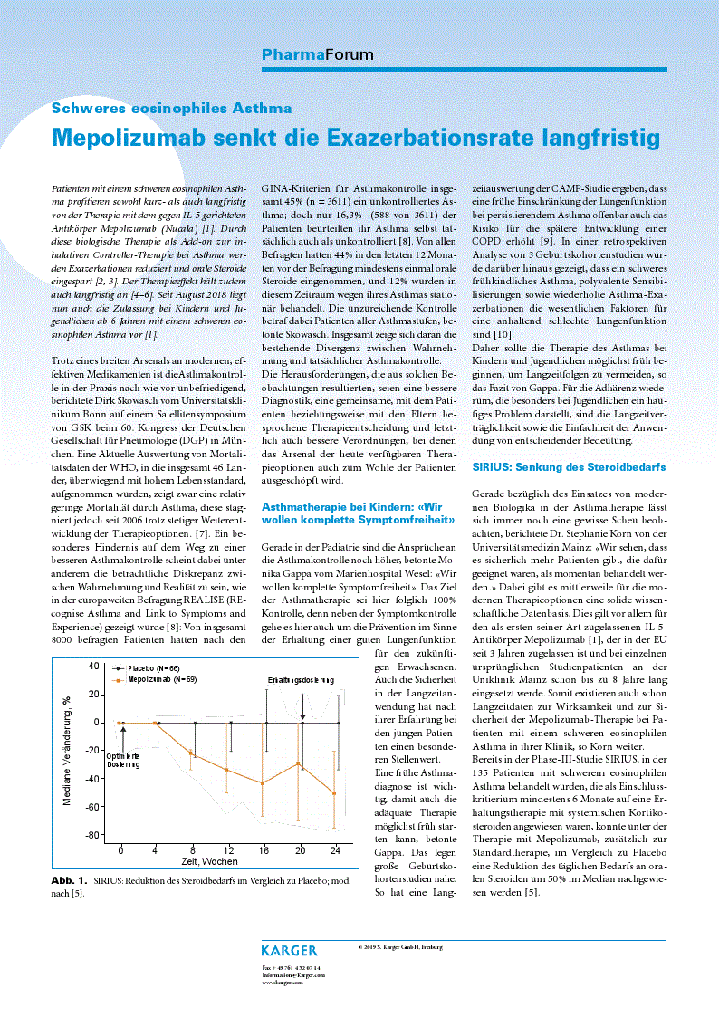 First page of Nichtkleinzelliges Lungenkarzinom. Nivolumab-Therapie durch Real-World-Daten bestätigt