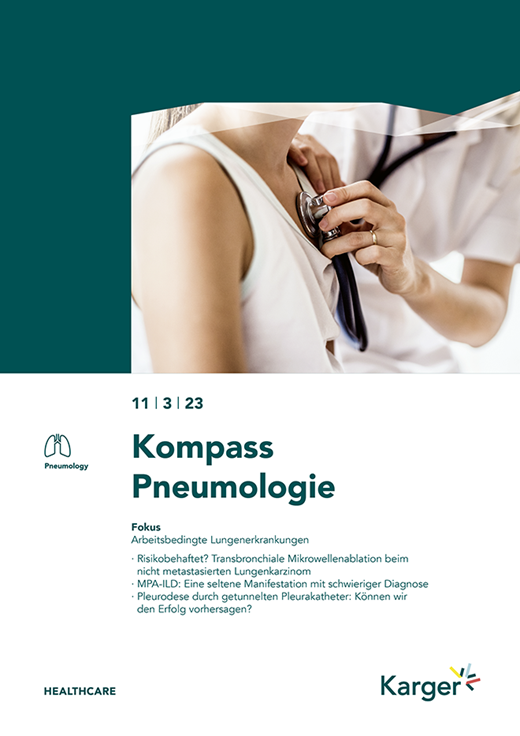 Kompass Pneumologie Cover Image for Volume 11, Issue 3