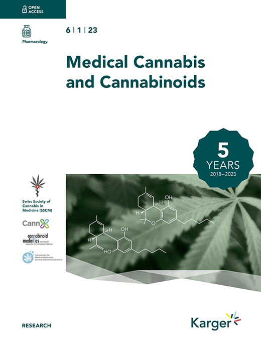 Medical Cannabis and Cannabinoids Cover Image for Volume 6, Issue 1