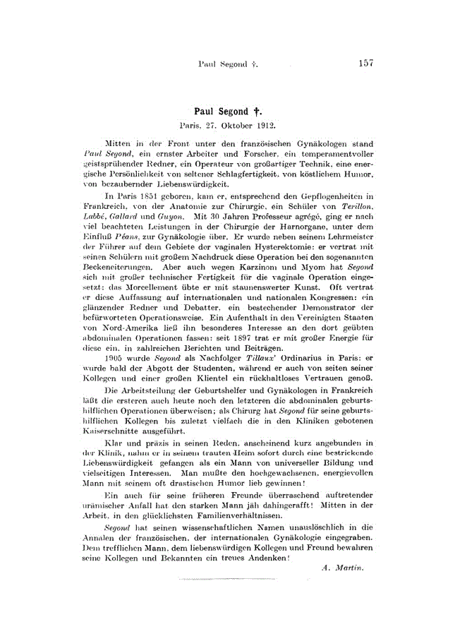 First page of Paul Segond †