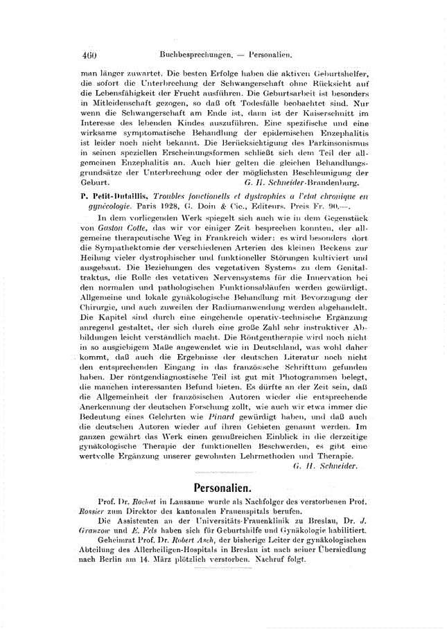 First page of Personalien