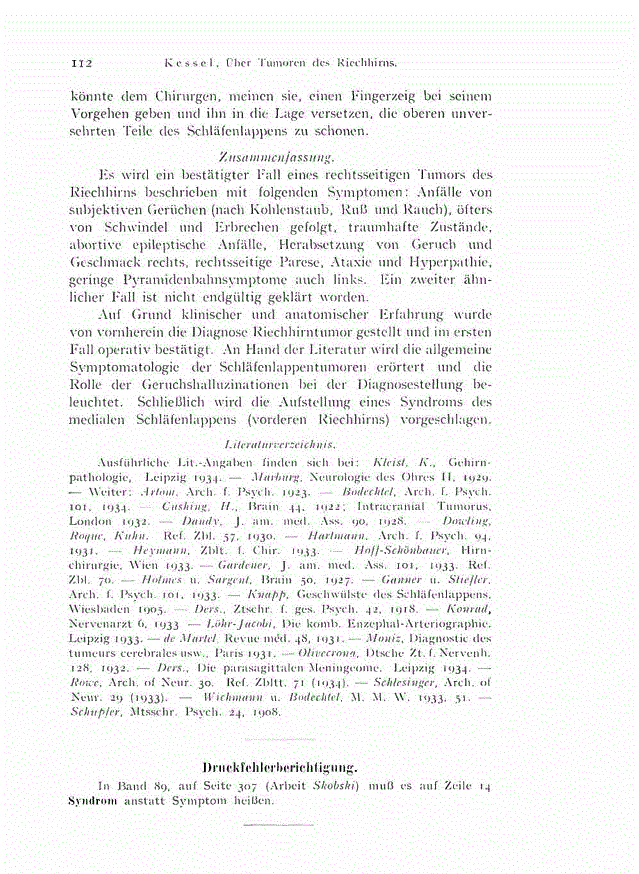 First page of Druckfehlerberichtigung.