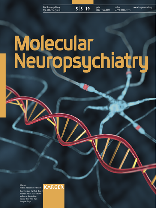 Molecular Neuropsychiatry Cover Image for Volume 5, Issue 3
