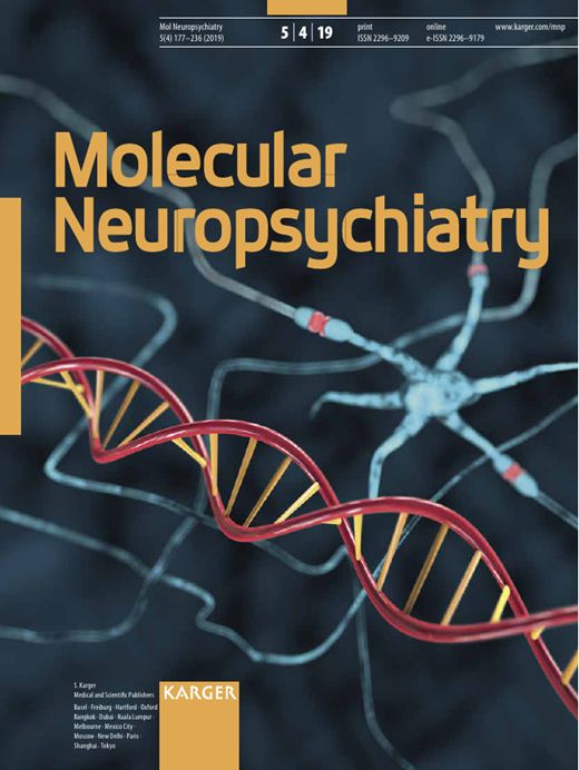 Molecular Neuropsychiatry Cover Image for Volume 5, Issue 4