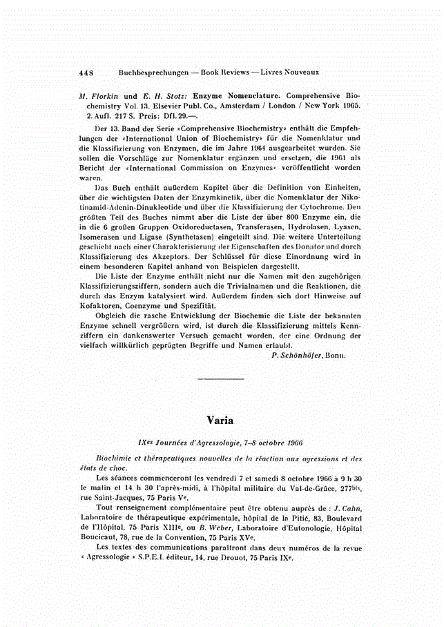 First page of Varia