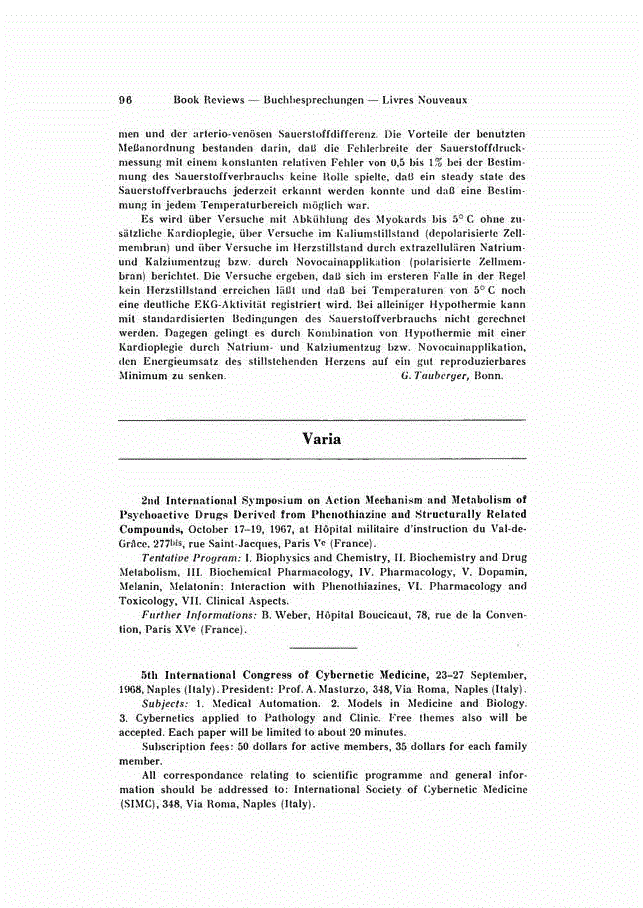 First page of Varia