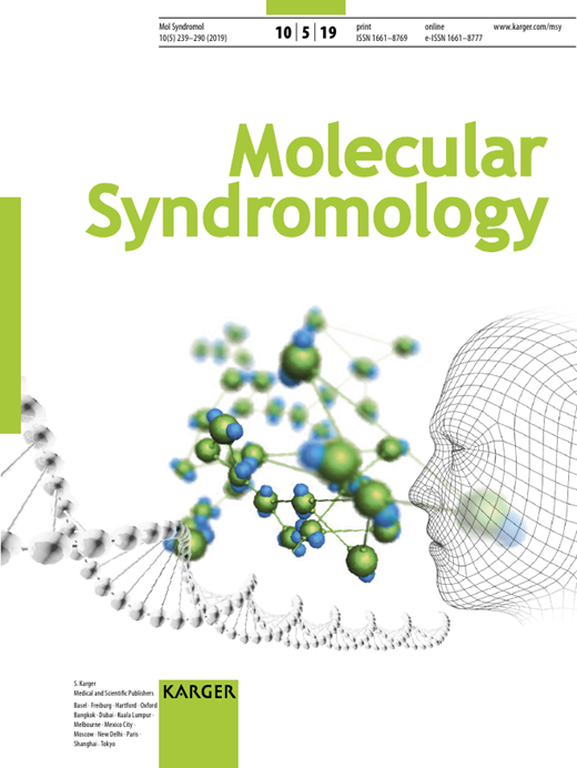 Molecular Syndromology Cover Image for Volume 10, Issue 5