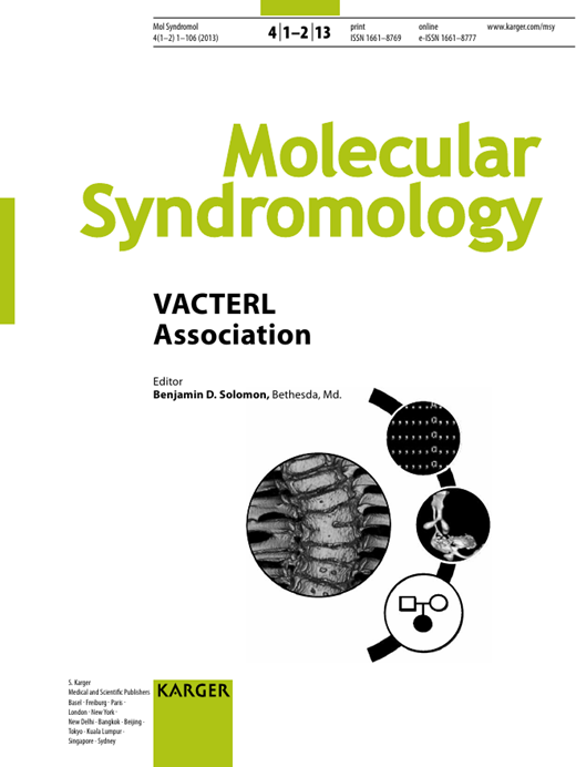 Molecular Syndromology Cover Image for Volume 4, Issue 1-2