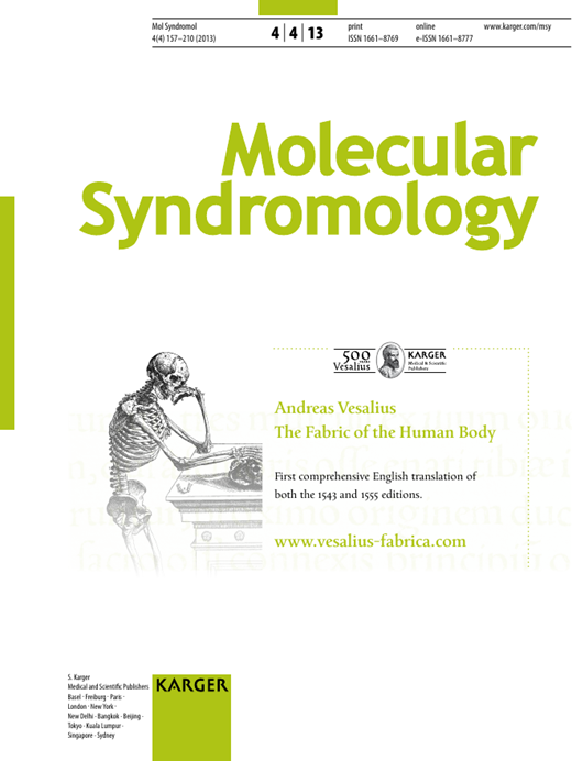 Molecular Syndromology Cover Image for Volume 4, Issue 4