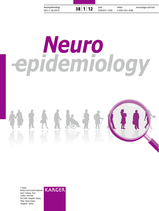 Neuroepidemiology Cover Image for Volume 38, Issue 1