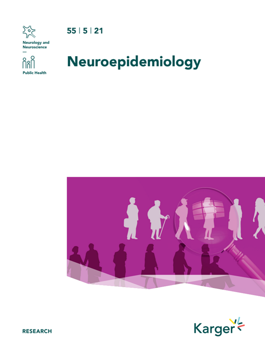 Neuroepidemiology Cover Image for Volume 55, Issue 5