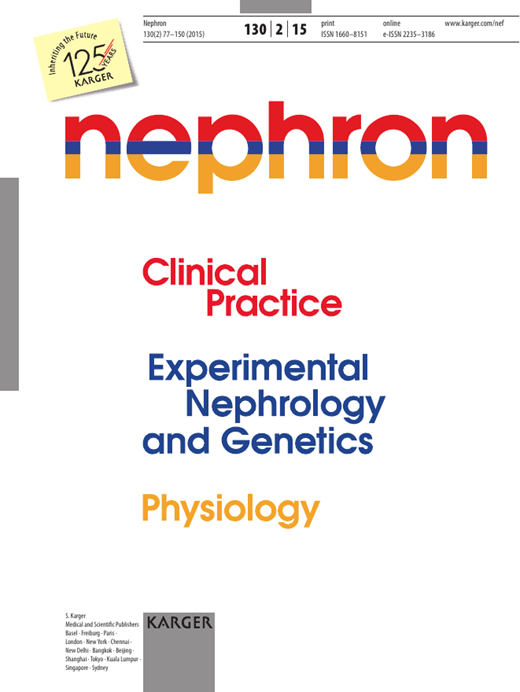 Karger Papers Volume 130 Issue 2 | Nephron | Karger Publishers