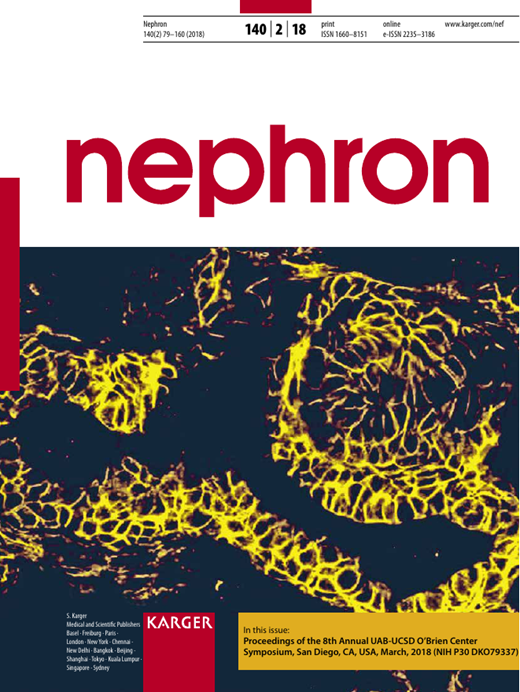 Nephron Cover Image for Volume 140, Issue 2