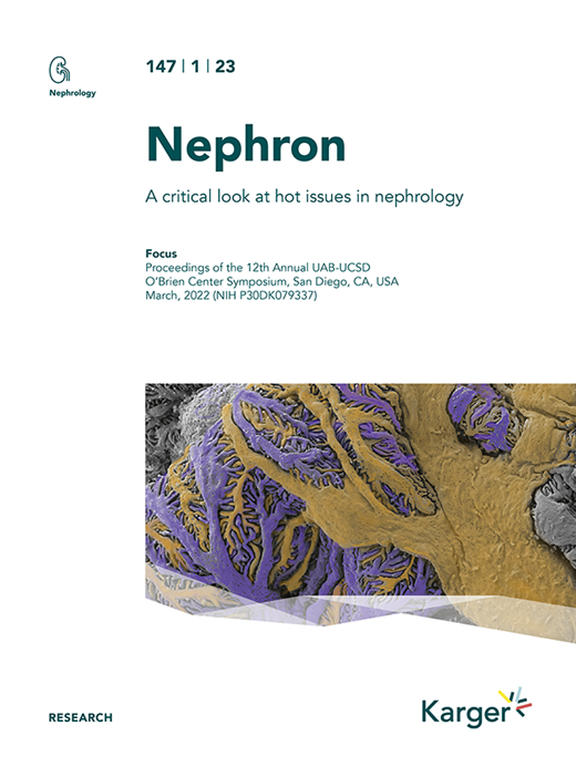 Nephron Cover Image for Volume 147, Issue 1