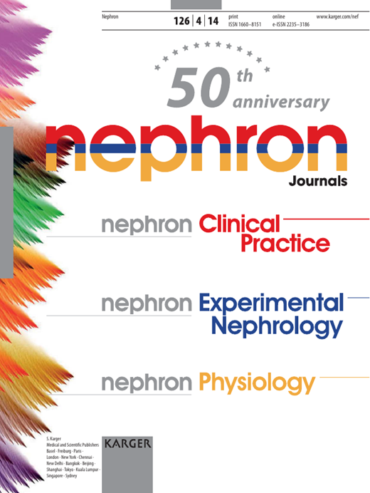 Nephron Physiology Cover Image for Volume 126, Issue 4