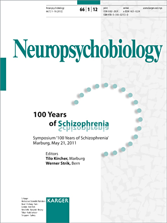 Neuropsychobiology Cover Image for Volume 66, Issue 1